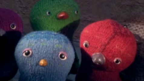Baby bird puppets from video: It's like that